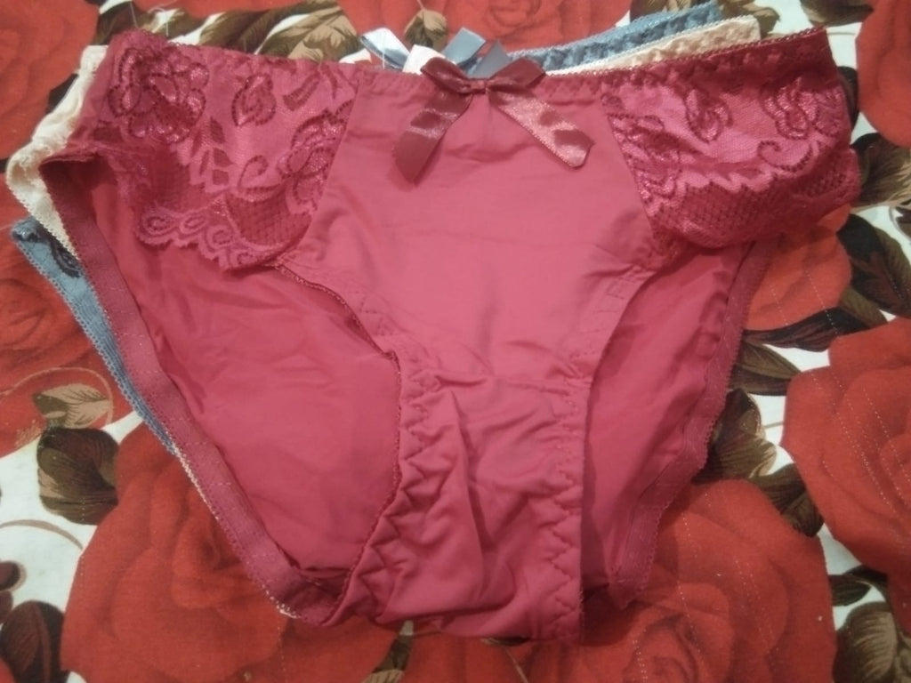 Pushup Soft Padded Bra Panty Set - Plain Bra