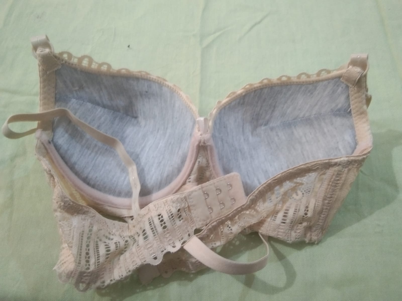 All Over Lace Push Up Bra Set