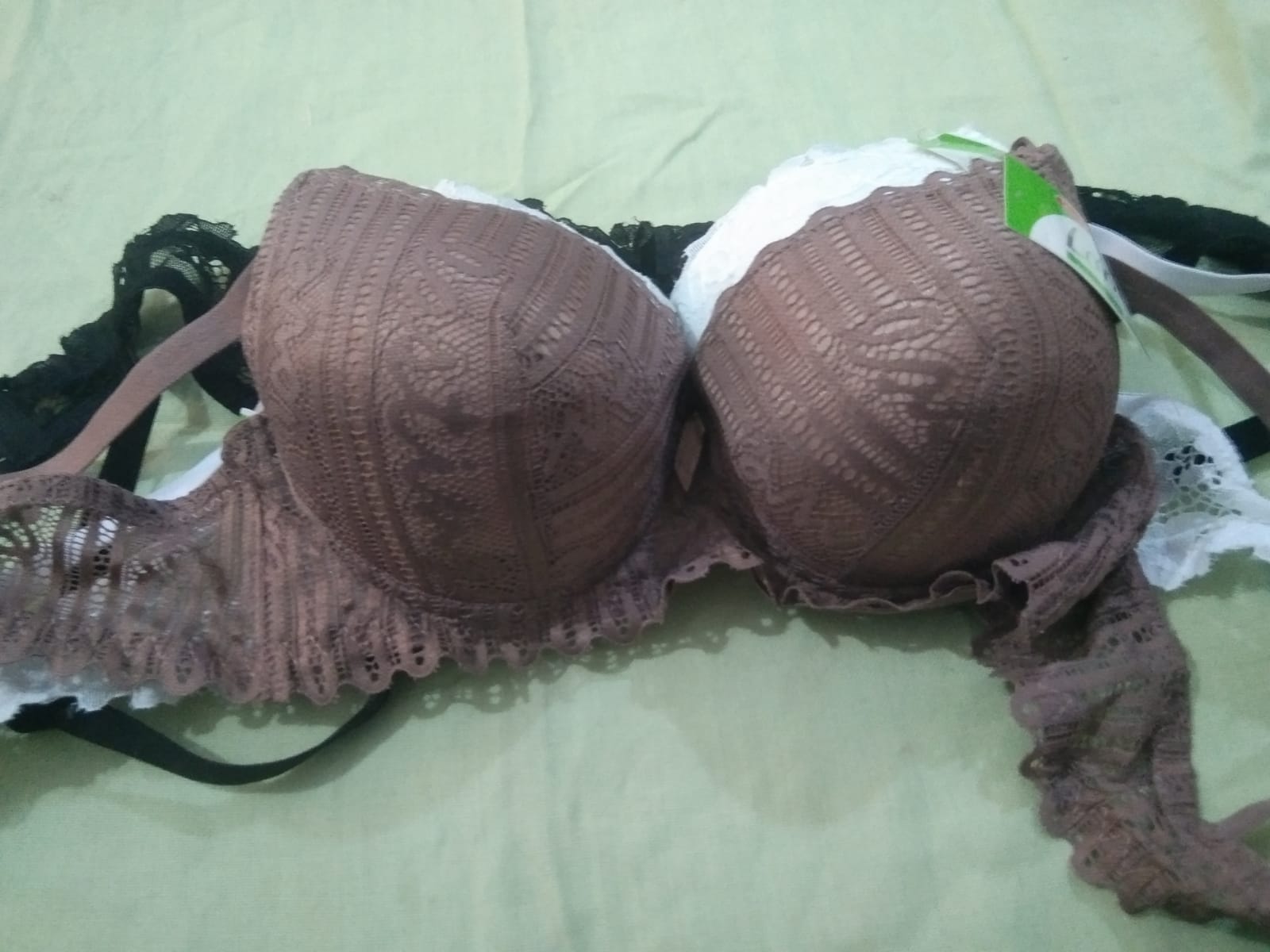 All Over Lace Push Up Bra Set